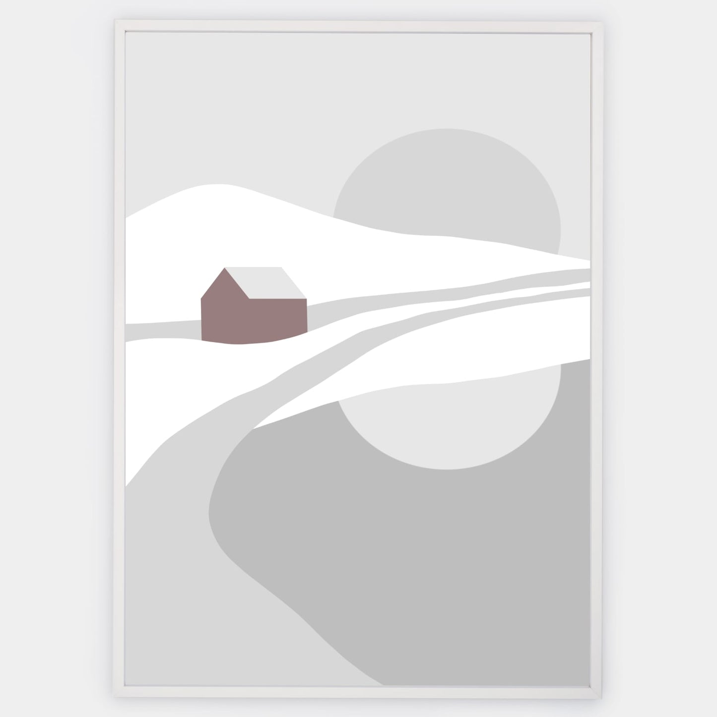 Boho Poster "Winter landscape" No. 3