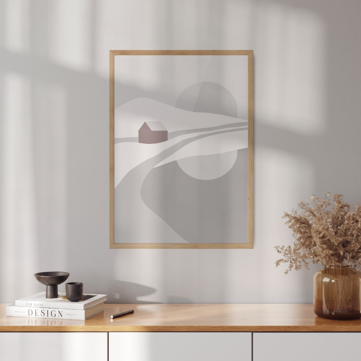 Boho Poster "Winter landscape" No. 3