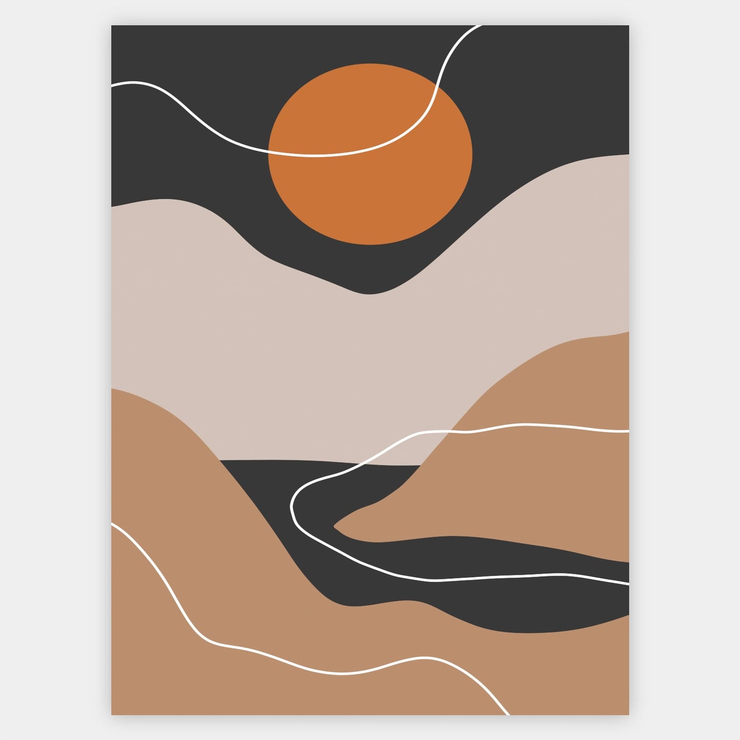 Poster "Sunny valley" No. 2