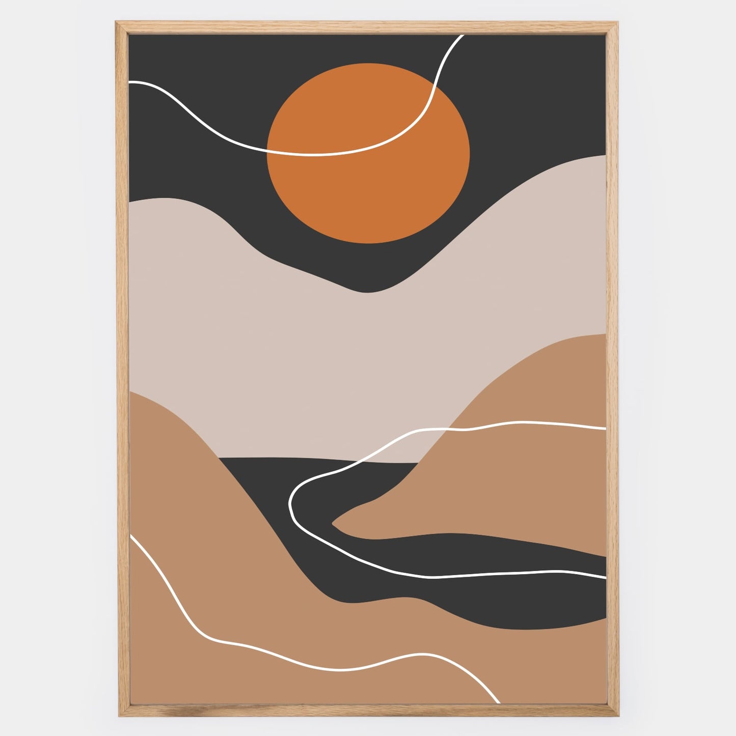 Poster "Sunny valley" No. 2