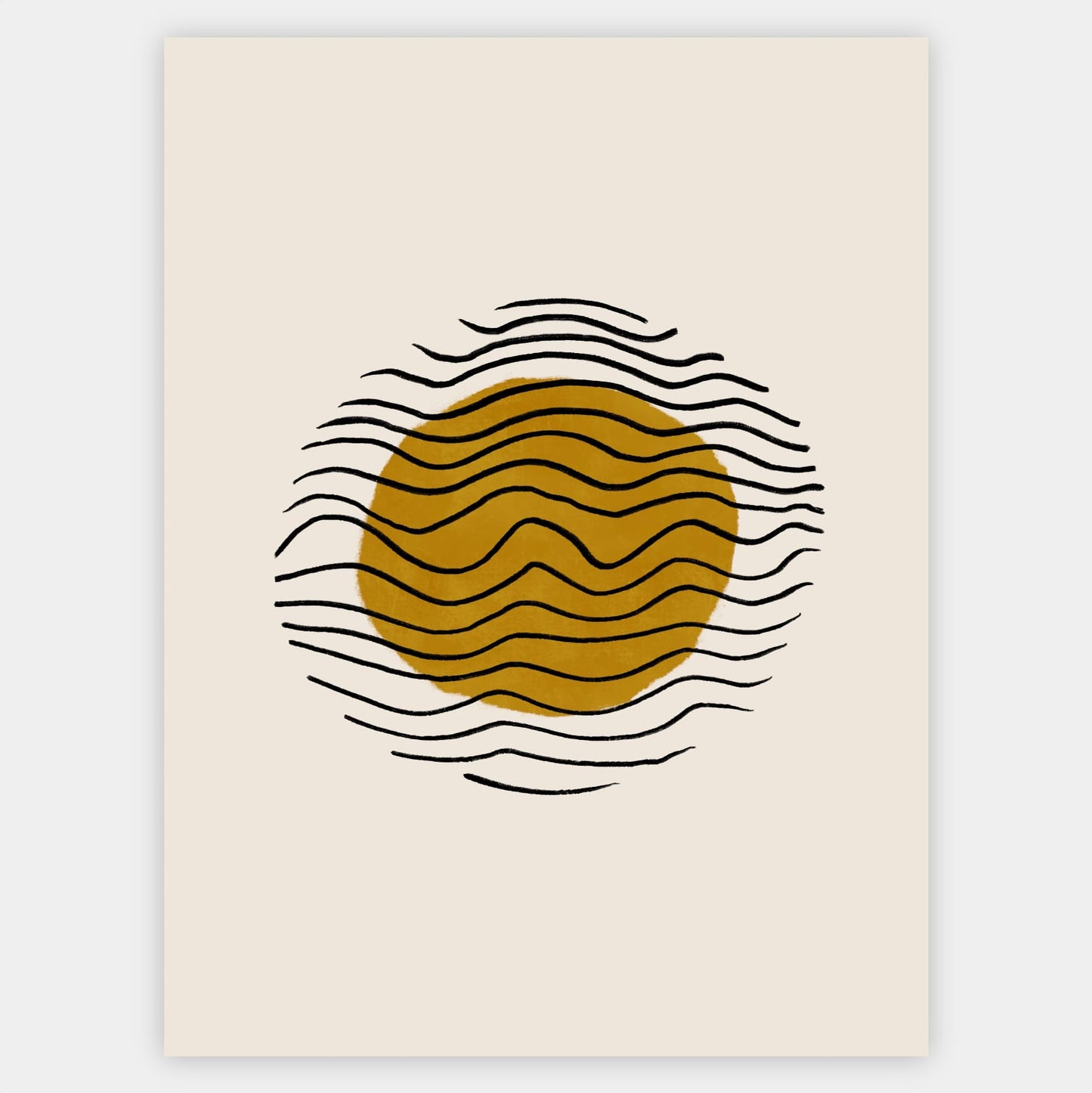 Boho Poster "Kari circle" No. 1