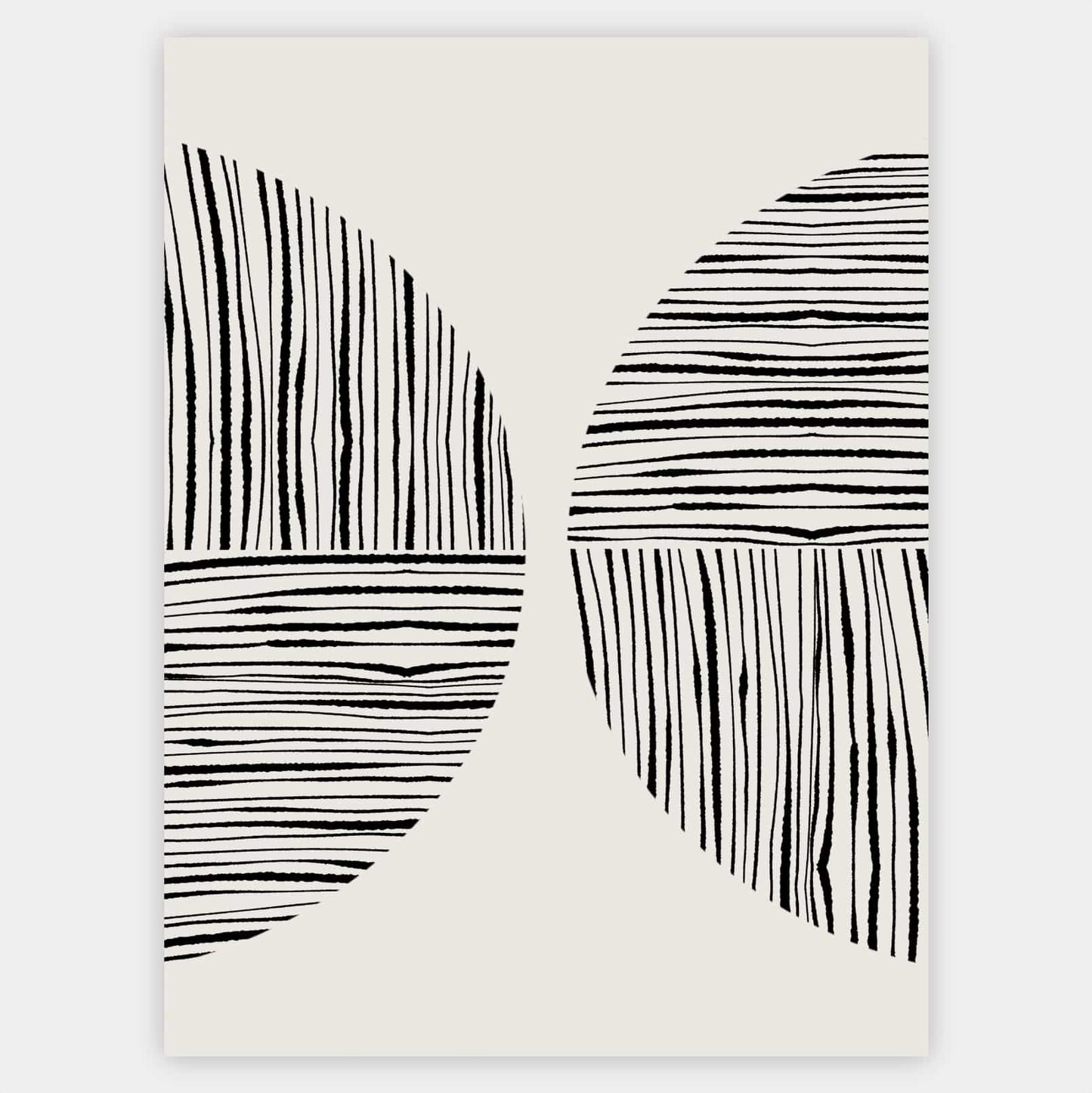 Boho Poster "Fabric circles" No. 2