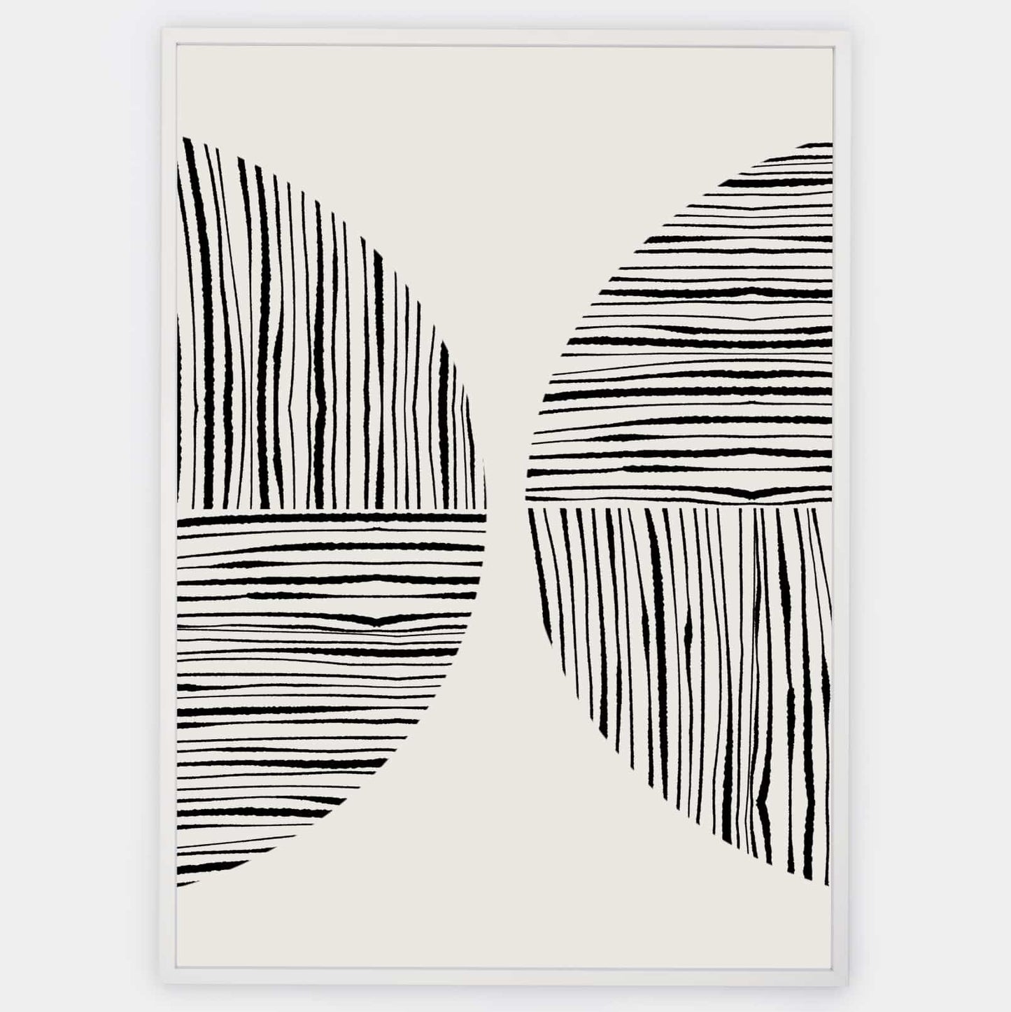 Boho Poster "Fabric circles" No. 2