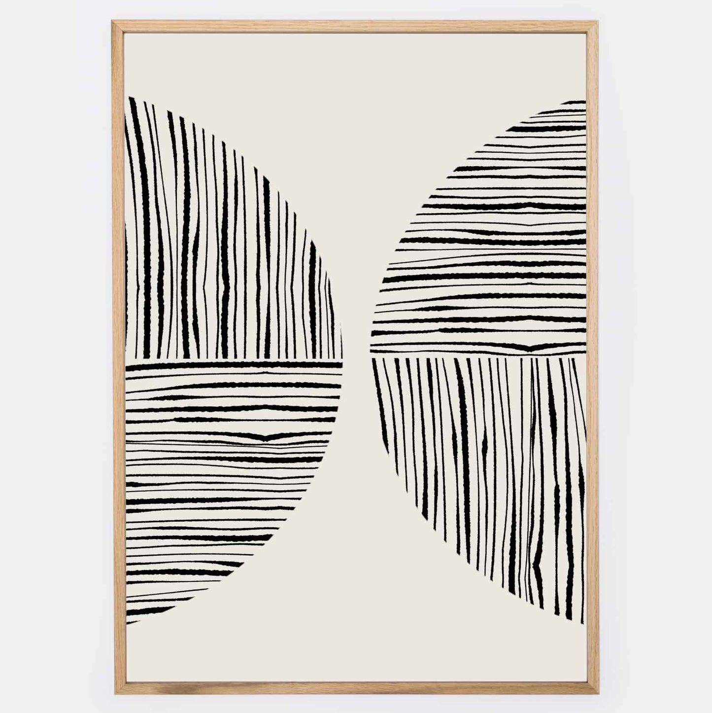 Boho Poster "Fabric circles" No. 2