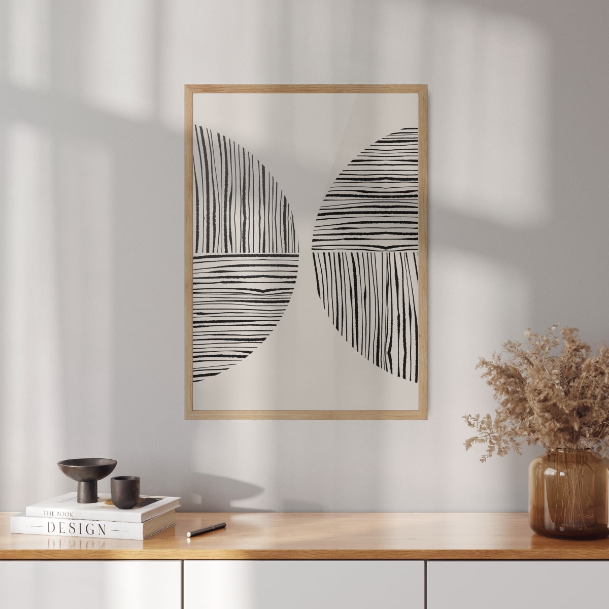 Boho Poster "Fabric circles" No. 2