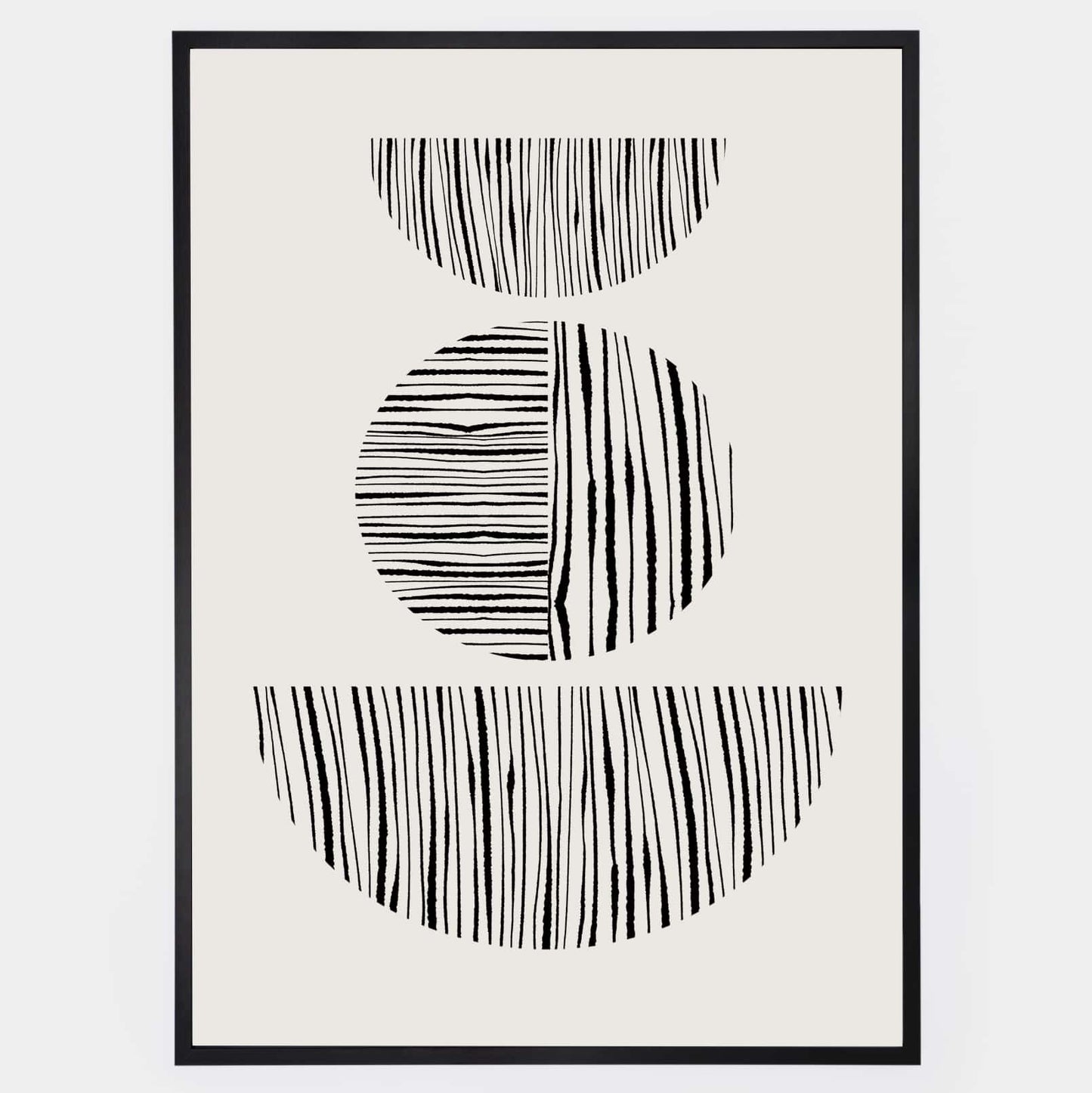 Boho Poster "Fabric circles" No. 3
