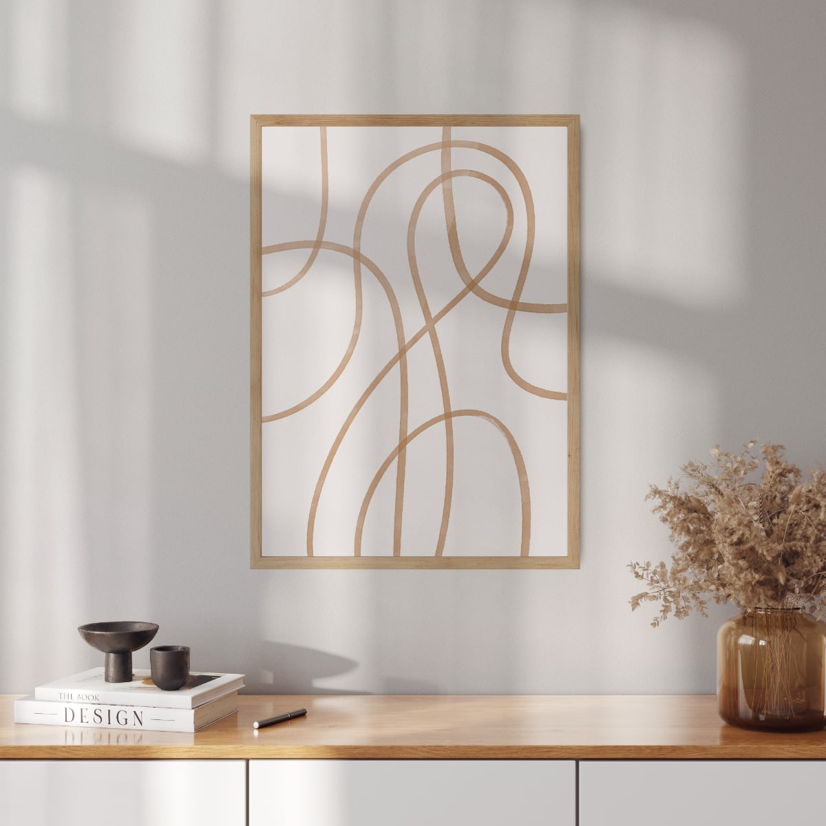 Boho Poster "Threads" No. 3