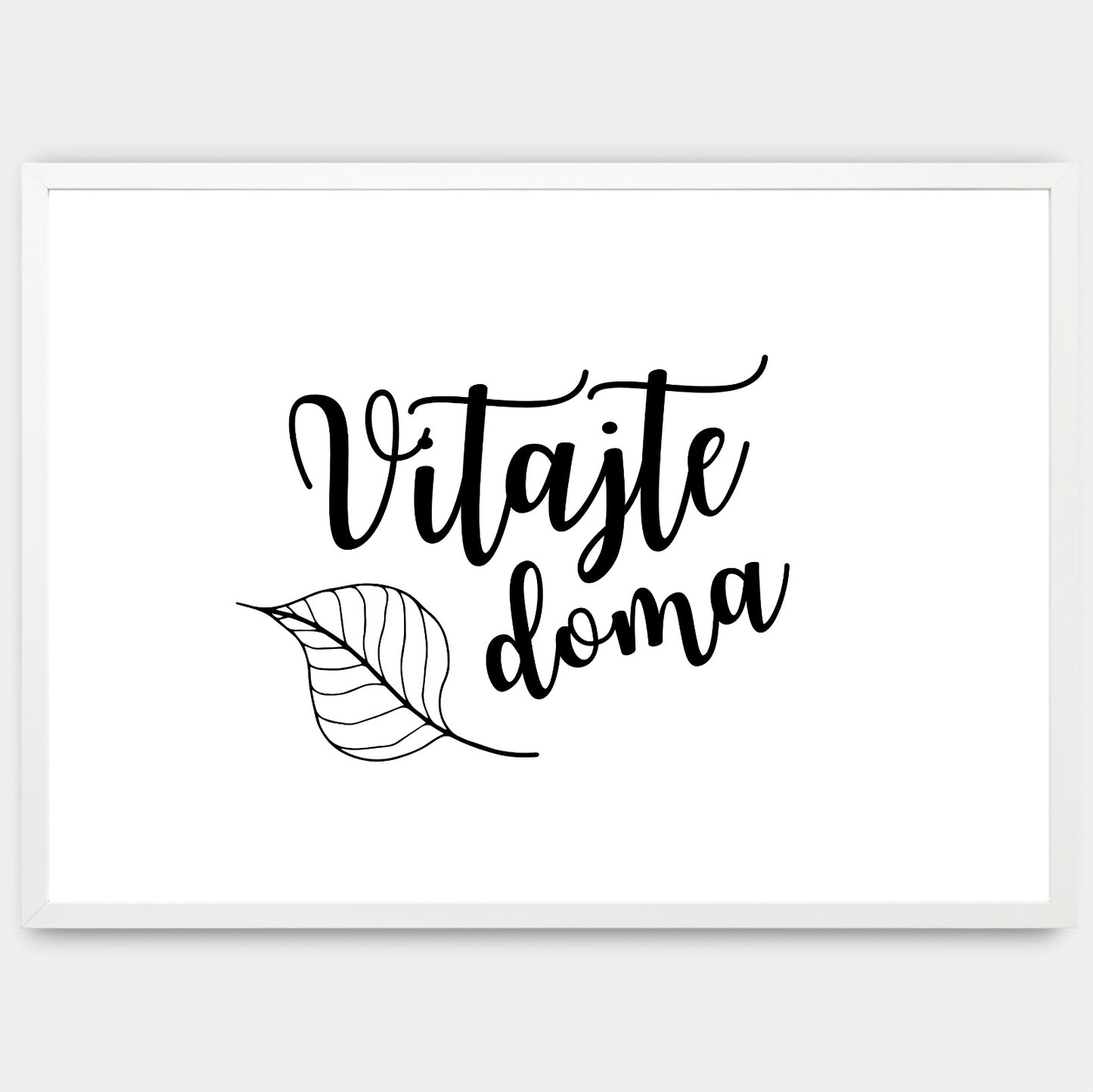 Plakát Vítejte doma