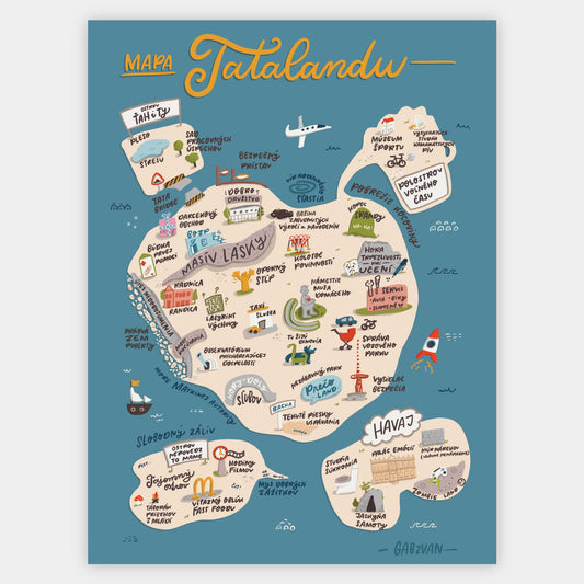 Poster Map of Tataland