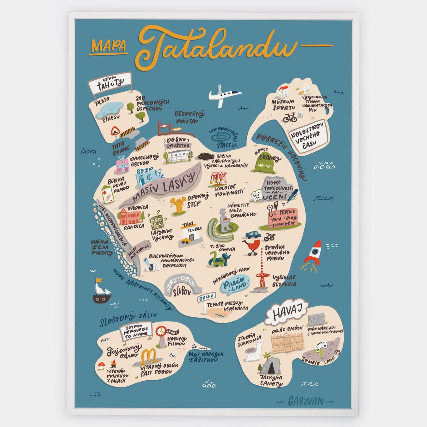 Poster Map of Tataland