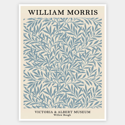 Willow Bough in Blue Poster | William Morris