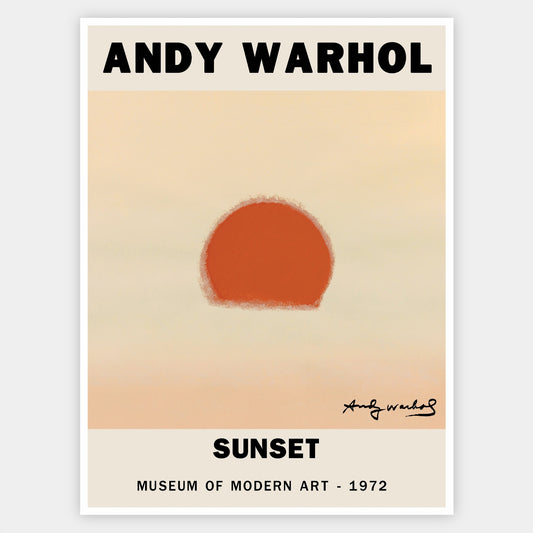 Sunset Poster | Andy Warhol