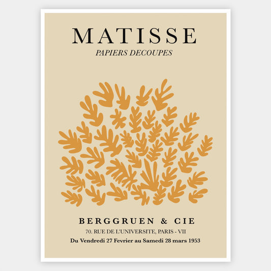 Poster The Sheaf in Orange | Matisse