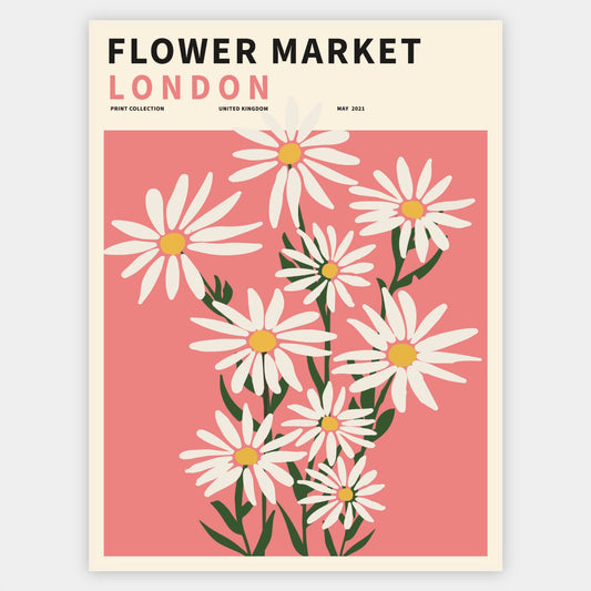 Flower Market London poster