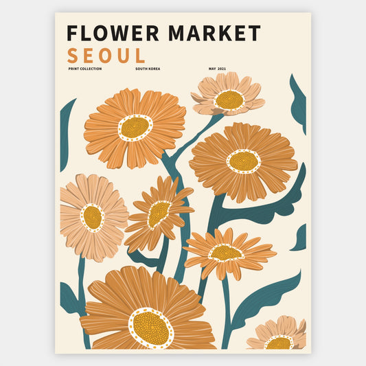 Flower Market Seoul II poster.