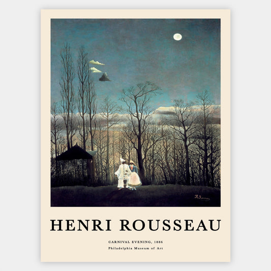 Carnival Evening poster | Henri Rousseau