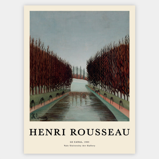 Le Canal Poster | Henri Rousseau