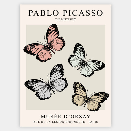 Butterfly Poster | Pablo Picasso