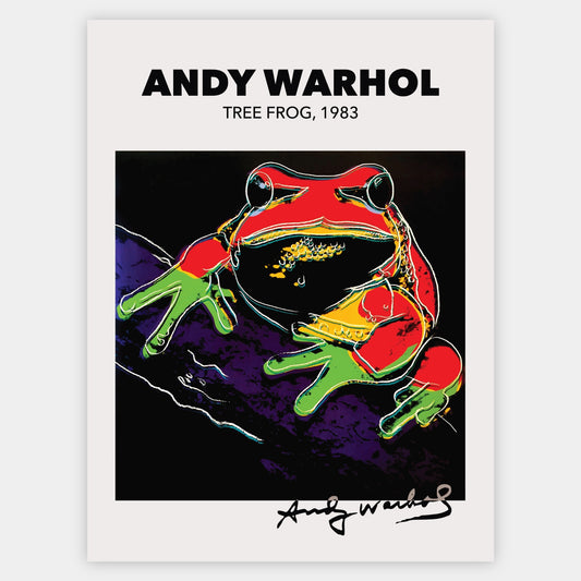 Tree Frog Poster | Andy Warhol