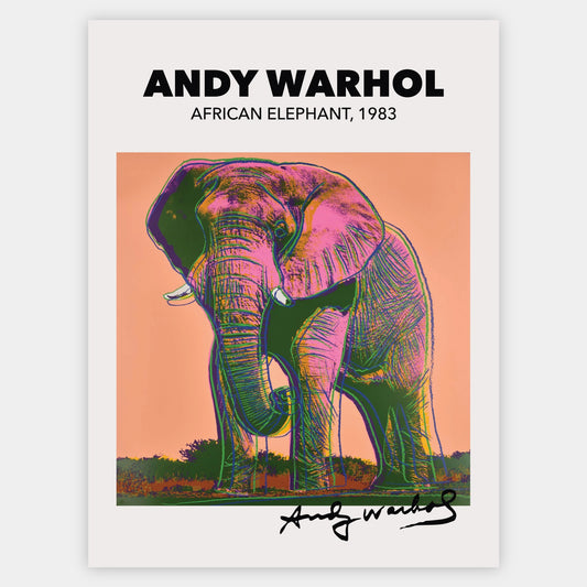 African Elephant Poster | Andy Warhol