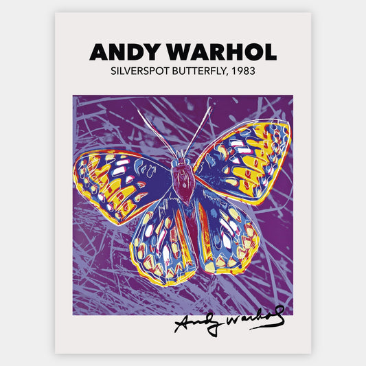 Silverspot Butterfly Poster | Andy Warhol