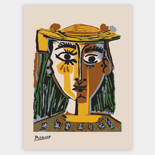 Poster Head of a Woman with a Hat | Pablo Picasso