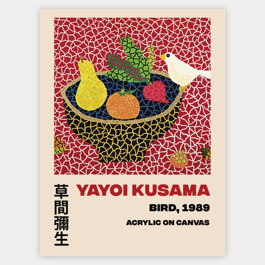 Bird Poster | Yayoi Kusama