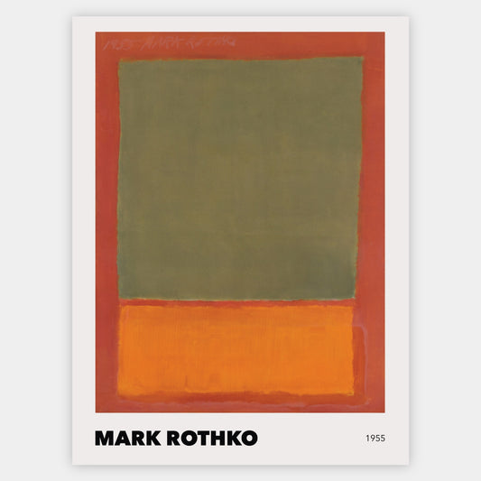 Poster Orange and Green on Red, 1955 | Mark Rothko