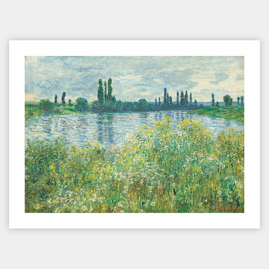 Poster On the Banks of the Seine, Vétheuil | Claude Monet