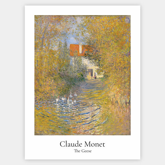 Geese Poster | Claude Monet