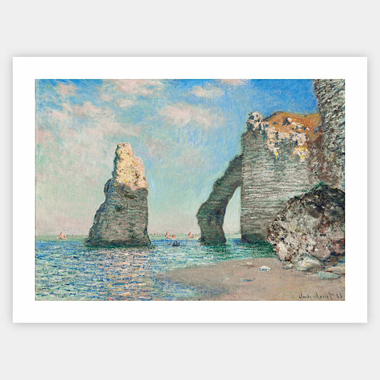 Poster Cliffs at Étretat | Claude Monet