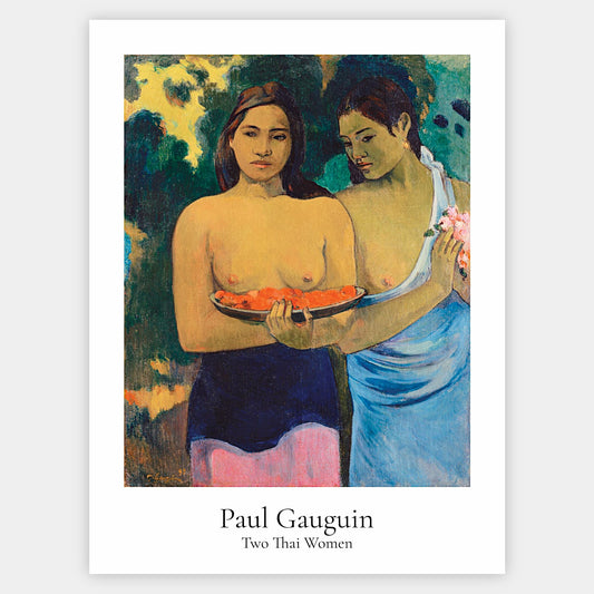 Poster Two Tahitian Women | Paul Gauguin