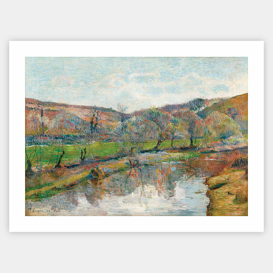 Poster Breton Landscape | Paul Gauguin