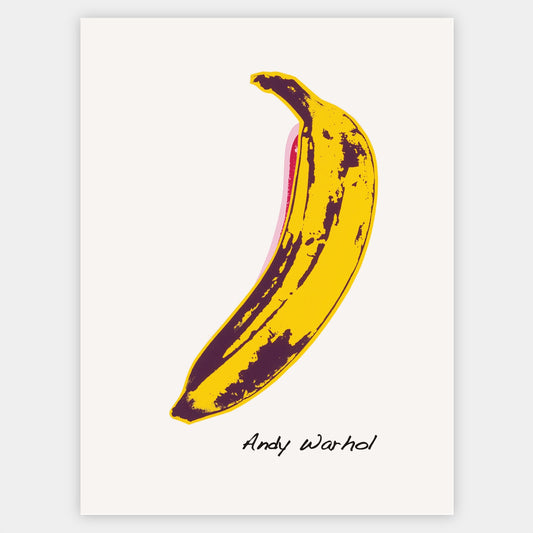 Banana Artwork Poster | Andy Warhol
