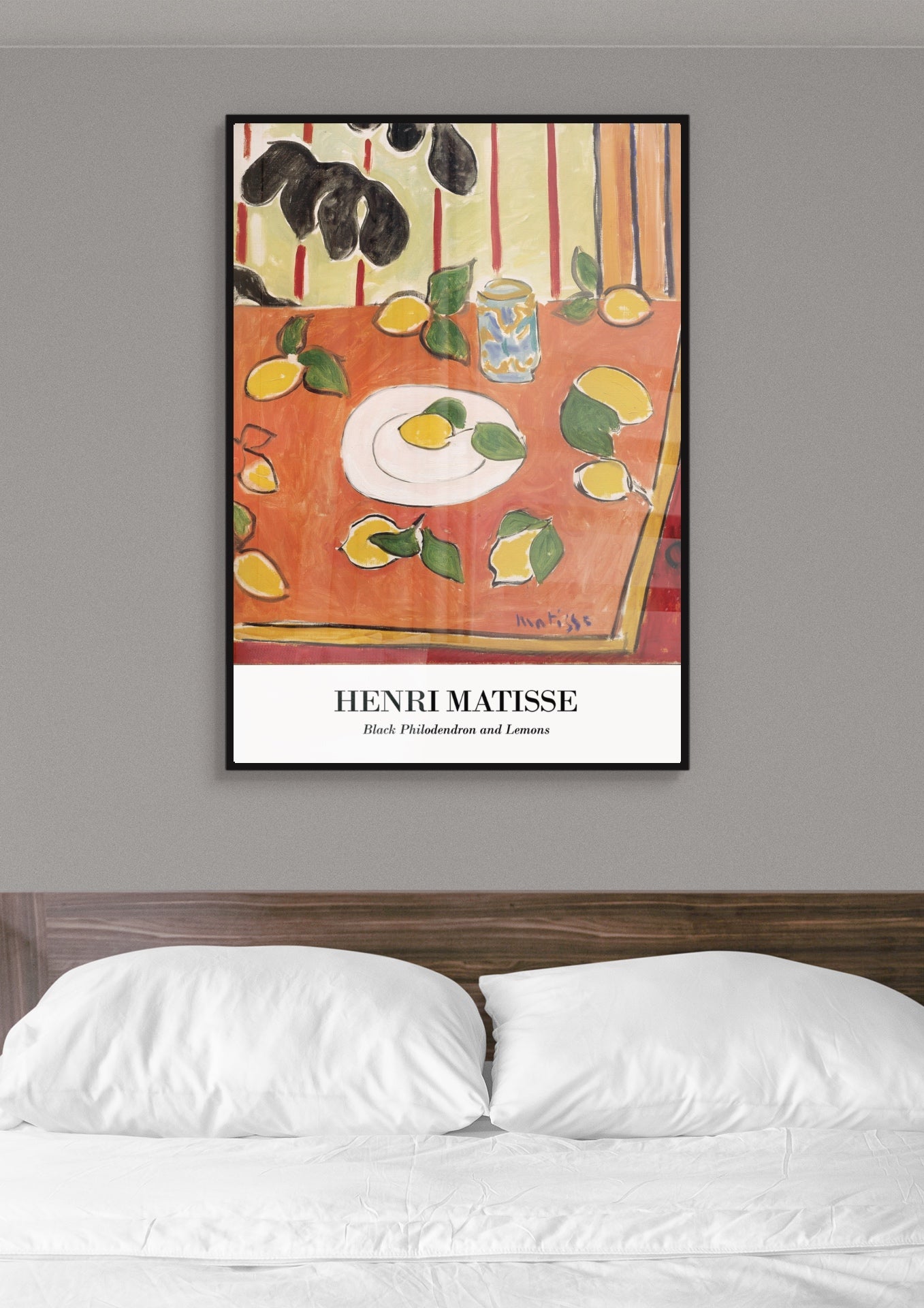 black philodendron and lemons Poster Black Philodendron and Lemons