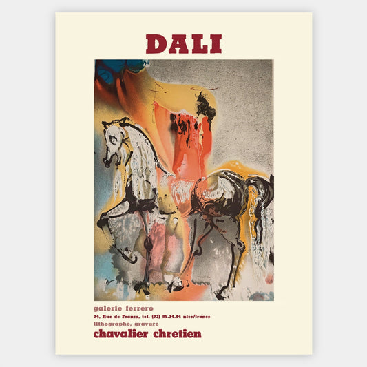 Poster Chevalier Chretien | Salvador Dali