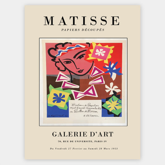 Poster Papiers Découpés 1953 | Henri Matisse
