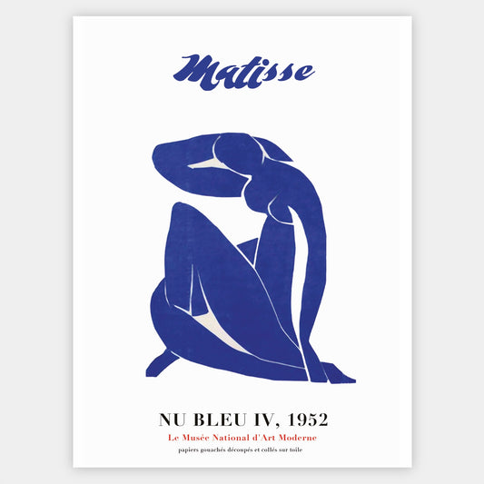 Poster Nu Bleu IV | Henri Matisse