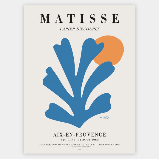 Poster Papier Découpés 1960 | Henri Matisse