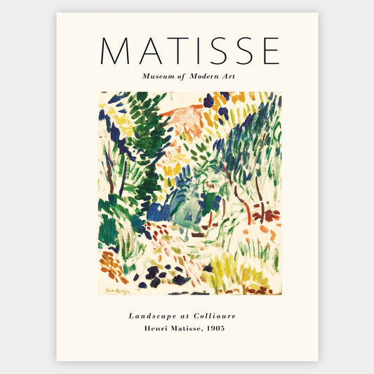 Landscape at Collioure | Henri Matisse Poster