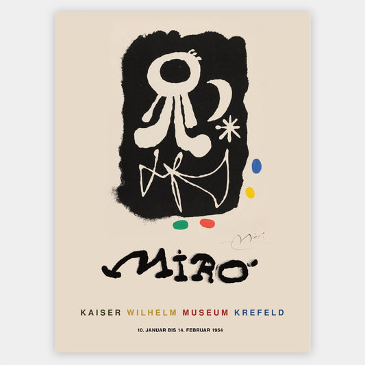 Poster Speaking Alone | Joan Miró