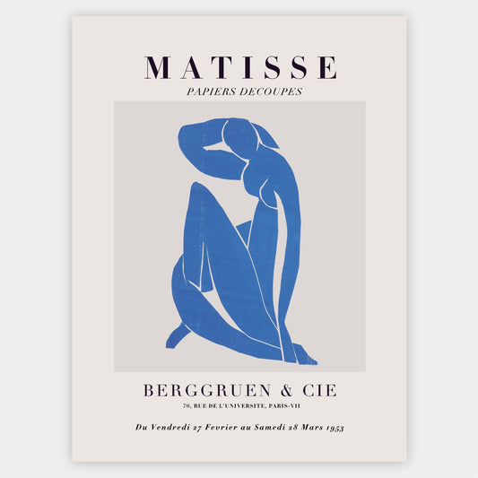 Poster Nu Bleu I | Henri Matisse