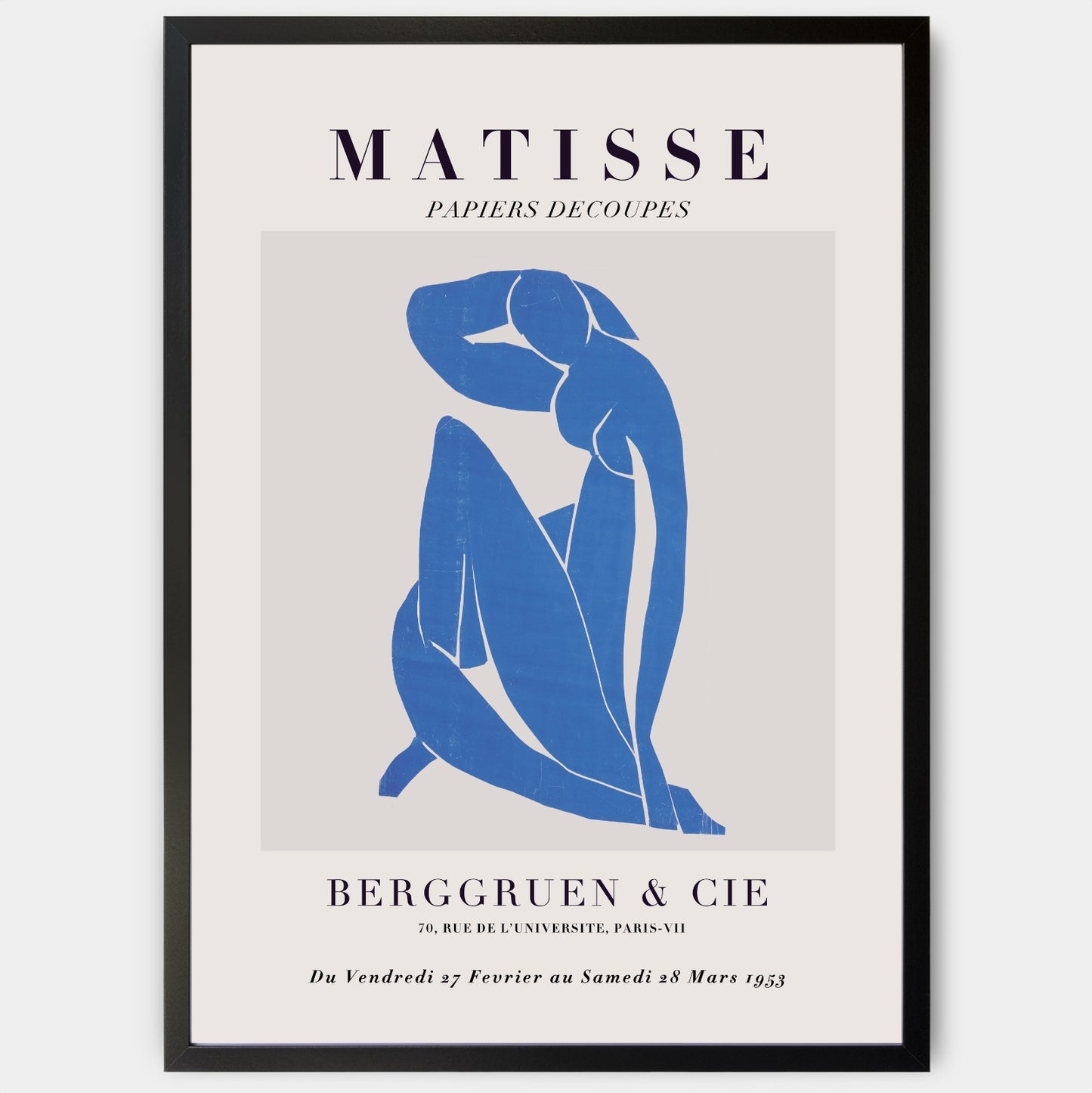 Poster Nu Bleu I | Henri Matisse