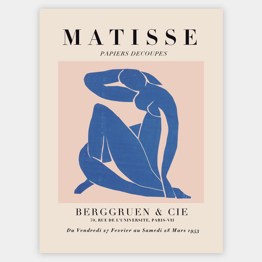 Poster Nude Blue II | Henri Matisse