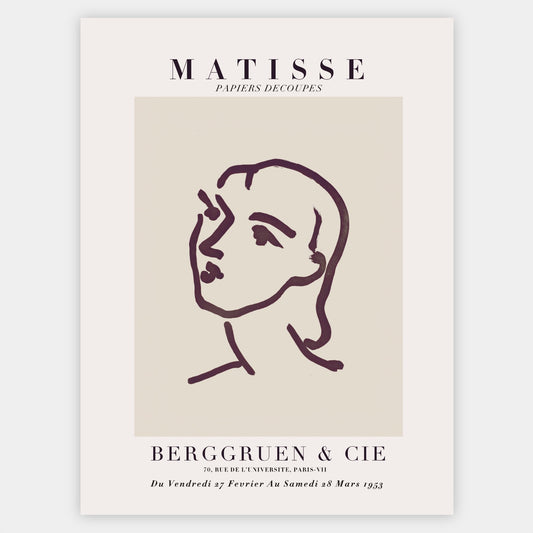 Faces poster | Henri Matisse