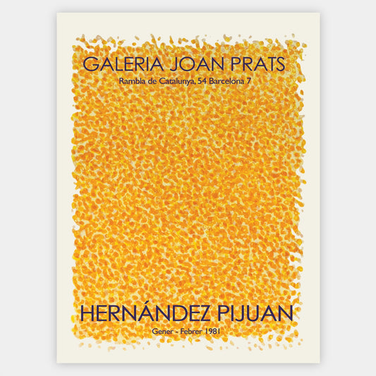 Yellow Dots Poster | Hernández Pijuan