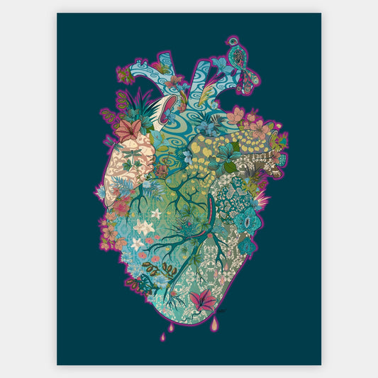 Art print "Heart of Courage"