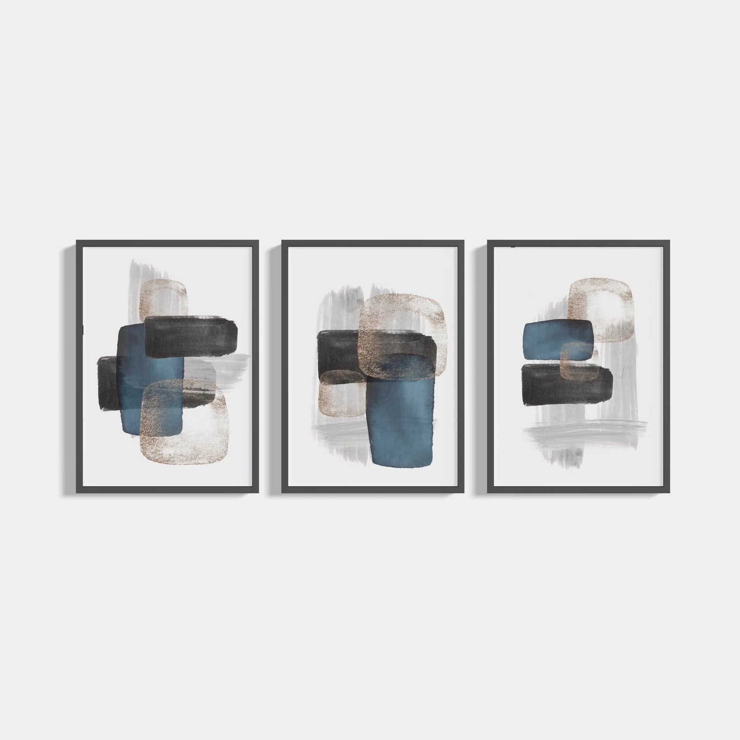 Set of 3 Black Spray posters