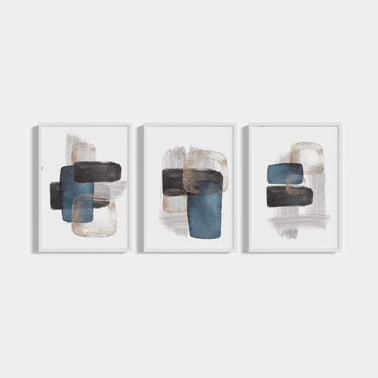 Set of 3 Gold Touch posters