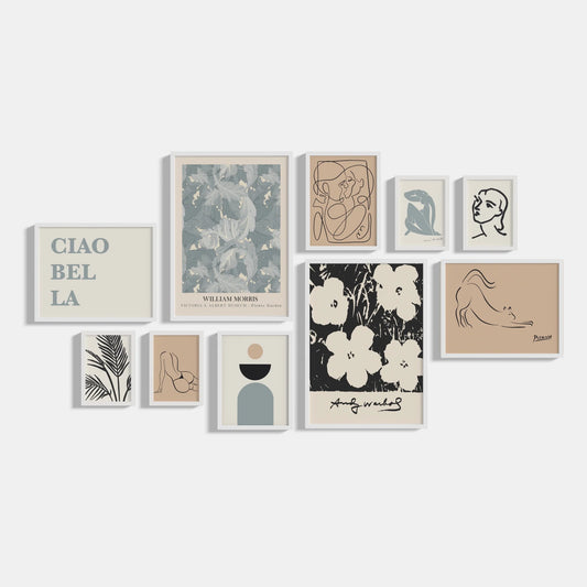 Set of 10 Boho posters